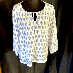 Very nice Tommy Bahama Peasant Blouse Size M